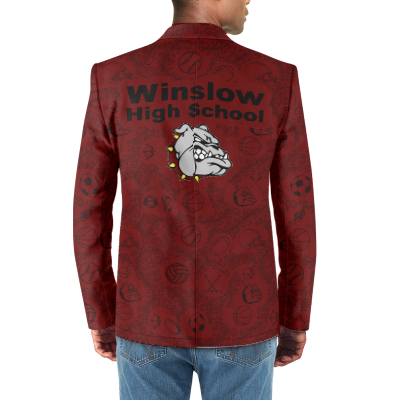 Winslow High School Tuxedo Suit Blazer Coat Prom - Image 3