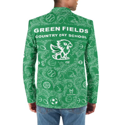 Green Fields Country Day School Tuxedo Suit Blazer Coat Prom - Image 4