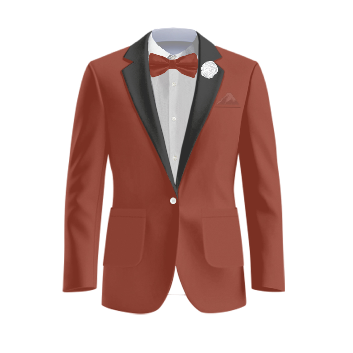 Groomsmen Suit - Cinnamon Tuxedo and Suits to Match Davids Bridal Dress - Image 3