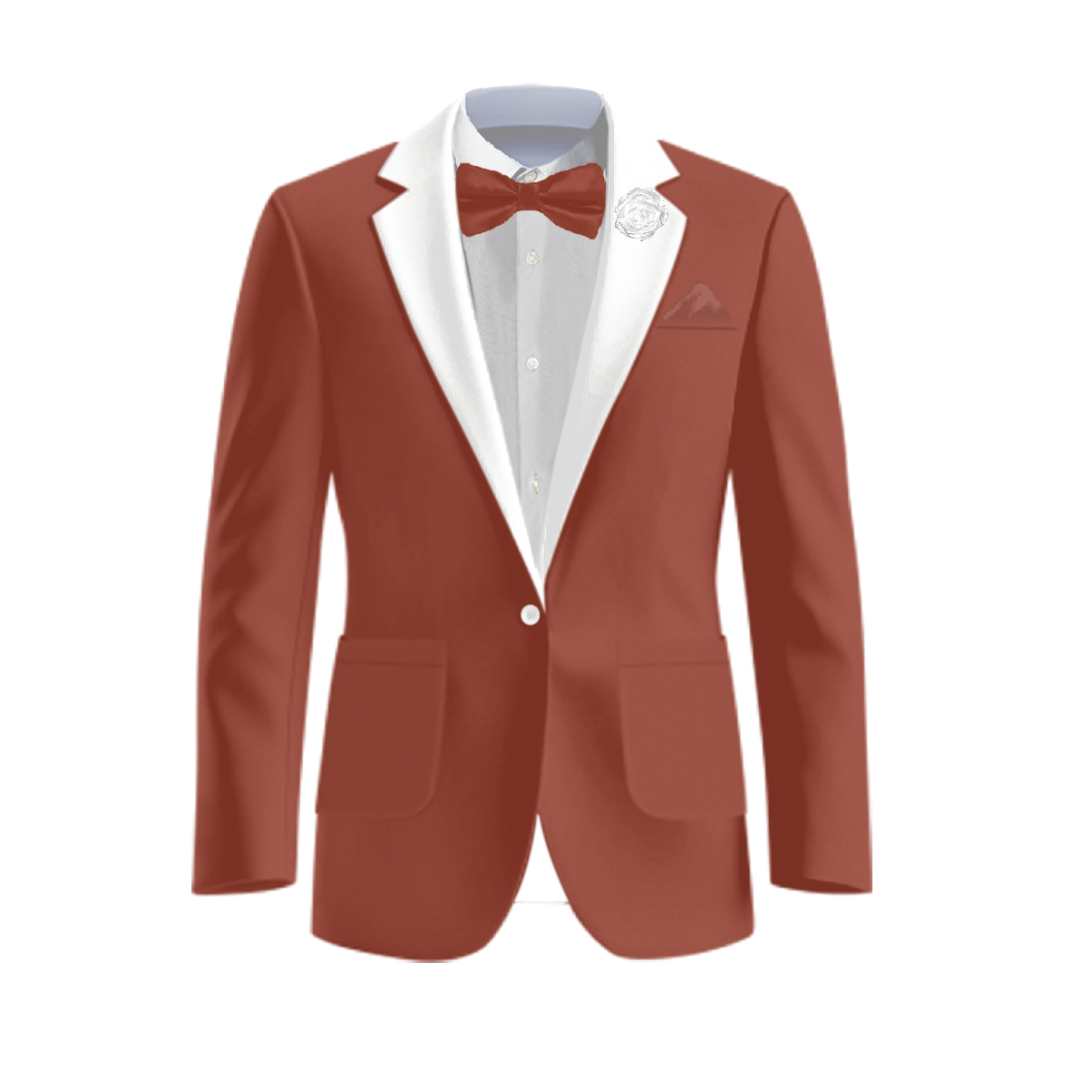 Groomsmen Suit - Cinnamon Tuxedo and Suits to Match Davids Bridal Dress - Image 5