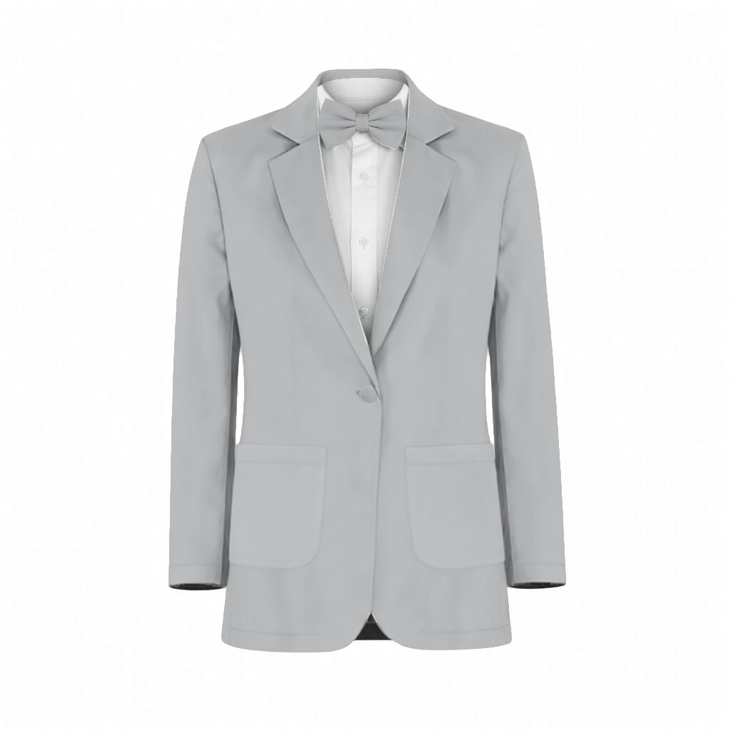 Baby Blue Charmeuse Suit and Tuxedo – Exact Color Match for AW Bridal Bridesmaid Dresses - Image 2
