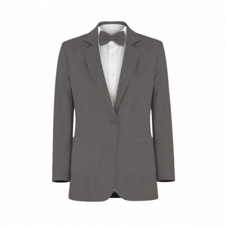Black Metallic Charmeuse Suit and Tuxedo – Exact Color Match for AW Bridal Bridesmaid Dresses