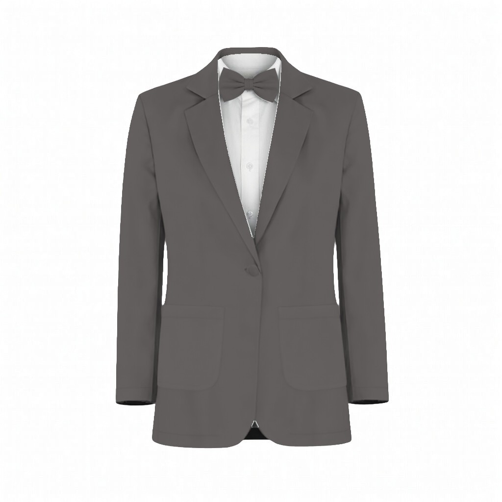 Black Metallic Charmeuse Suit and Tuxedo – Exact Color Match for AW Bridal Bridesmaid Dresses - Image 2