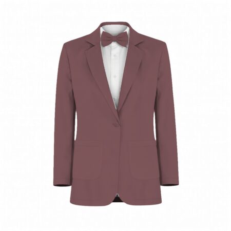 Deep Claret Charmeuse Suit and Tuxedo – Exact Color Match for AW Bridal Bridesmaid Dresses