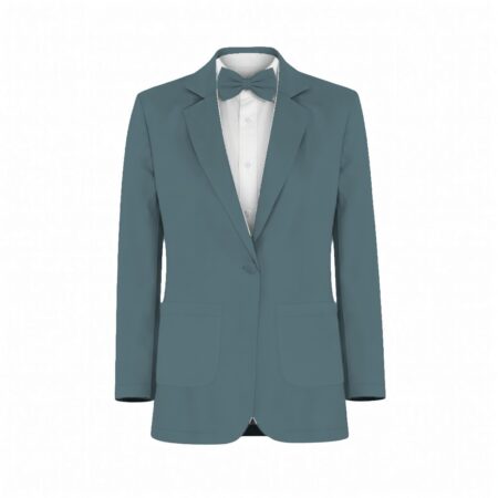 Deep Lake Charmeuse Suit and Tuxedo – Exact Color Match for AW Bridal Bridesmaid Dresses