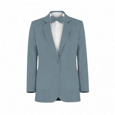 Ink Blue Charmeuse Suit and Tuxedo – Exact Color Match for AW Bridal Bridesmaid Dresses
