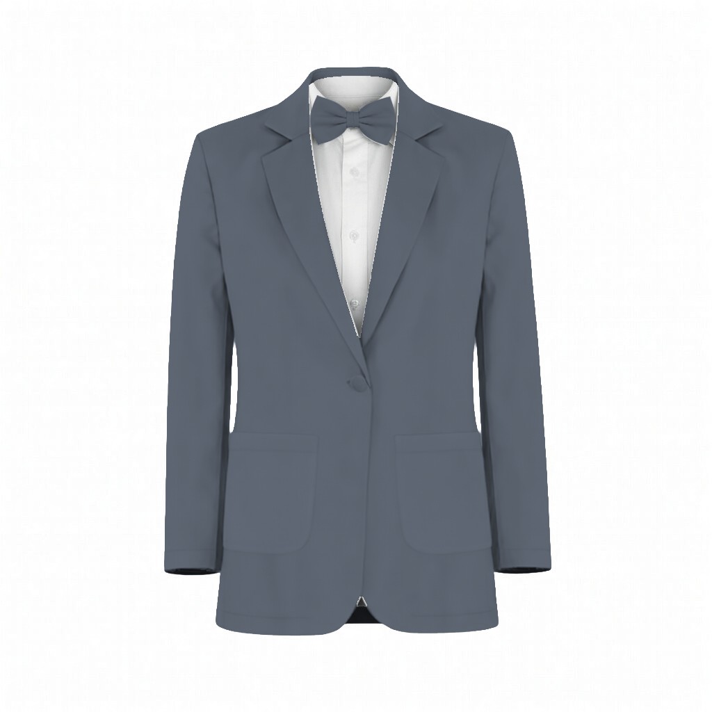 Navy Charmeuse Suit and Tuxedo – Exact Color Match for AW Bridal Bridesmaid Dresses - Image 2