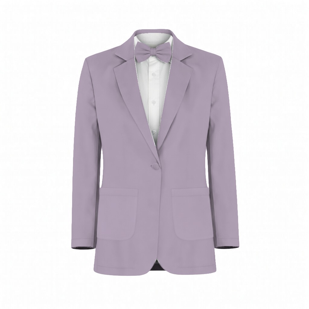 Purple Haze Stretch Satin Suit and Tuxedo – Exact Color Match for AW Bridal Bridesmaid Dresses - Image 2
