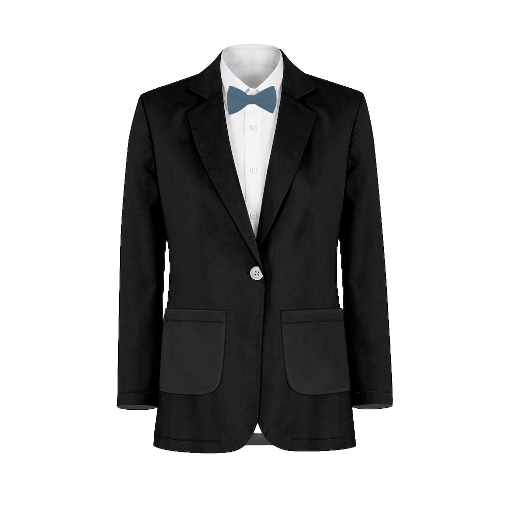 Bermuda Black Suit and Tuxedo – Exact Color Match for Azazie Bridesmaid Dresses - Image 2