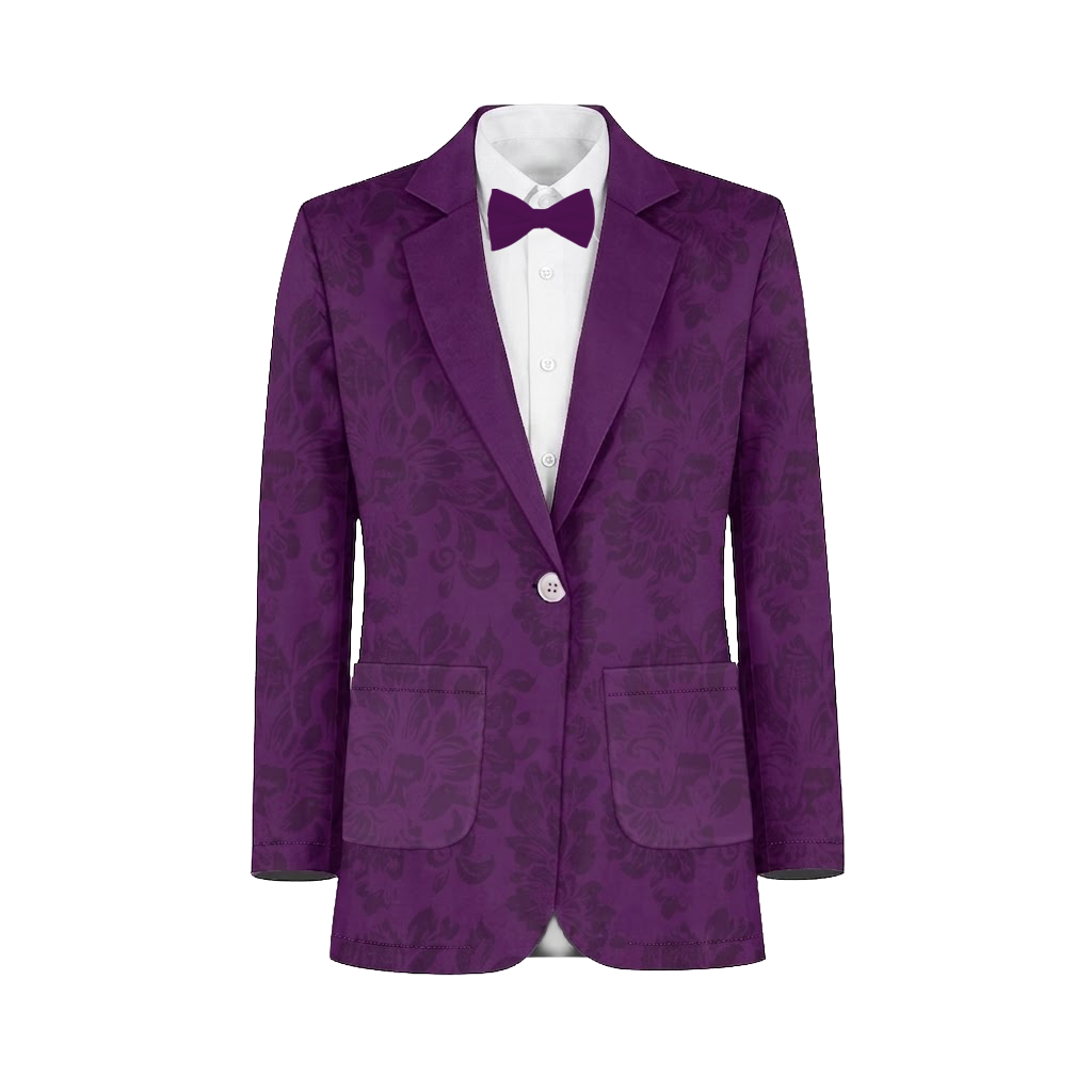 Plum Shrubbery Suit and Tuxedo – Exact Color Match for Azazie Bridesmaid Dresses - Image 2