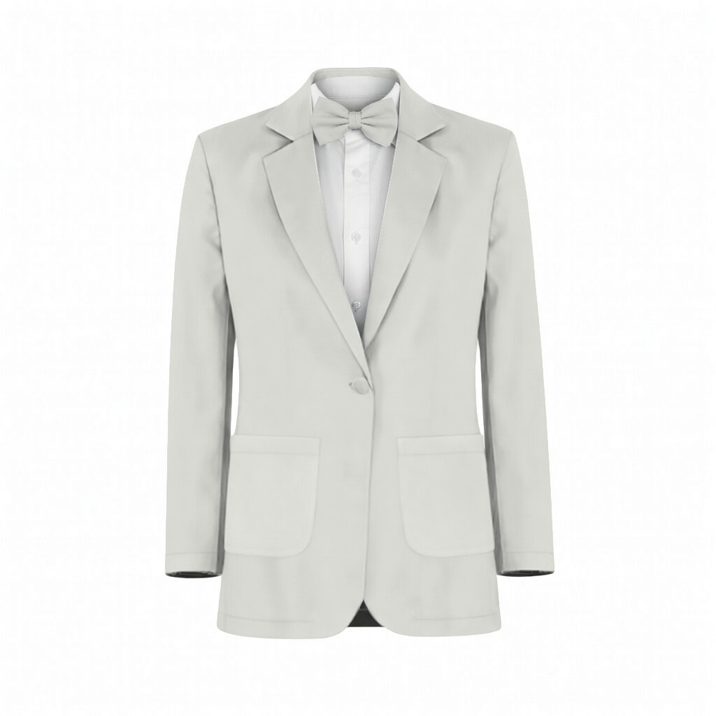 Azazie Bridal Satin Cream Suit and Tuxedo – Exact Color Match for Azazie Dresses - Image 2