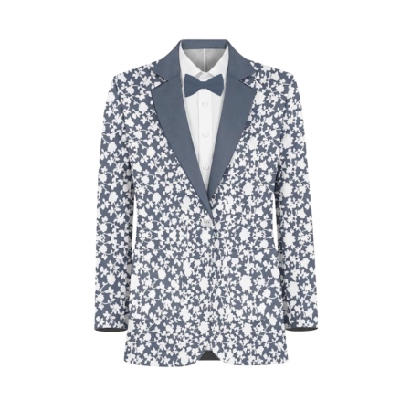 Twilight White Vines Suit and Tuxedo – Exact Color Match for Azazie Bridesmaid Dresses