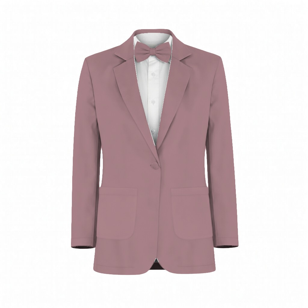 Azazie Chiffon Dusty Rose Suit and Tuxedo – Exact Color Match for Azazie Dresses - Image 2