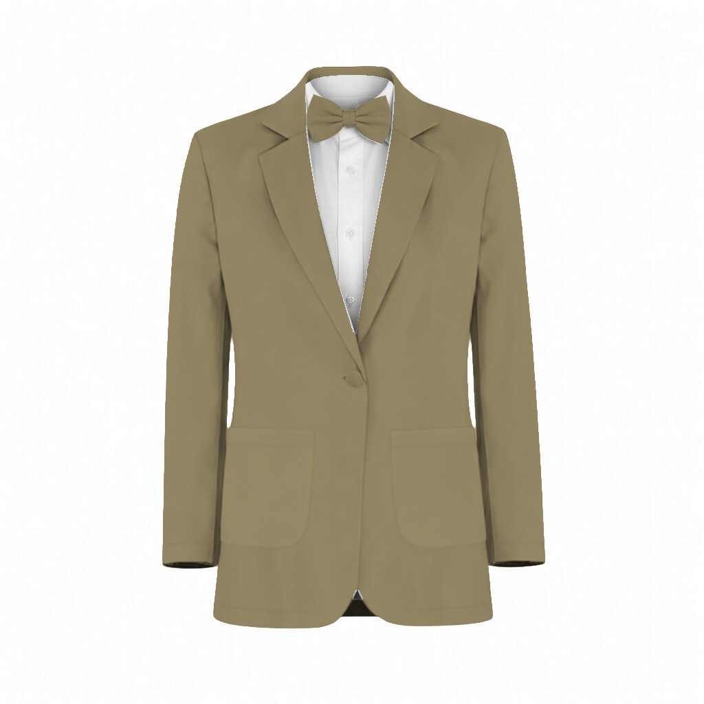 Azazie Chiffon Moss Green Suit and Tuxedo – Exact Color Match for Azazie Dresses - Image 2