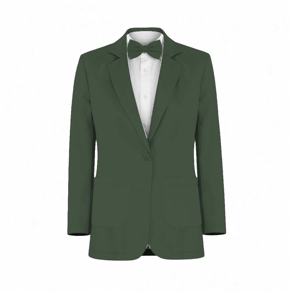 Azazie Floral Burnout Eucalyptus Suit and Tuxedo – Exact Color Match for Azazie Dresses - Image 2