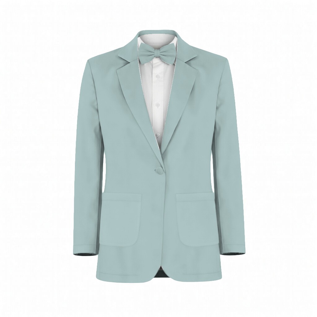 Azazie Floral Burnout Mist Suit and Tuxedo – Exact Color Match for Azazie Dresses - Image 2