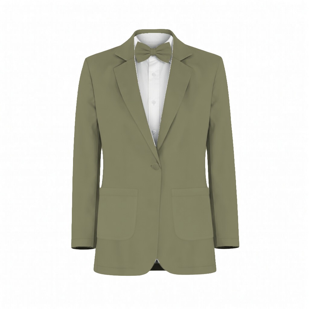 Azazie Floral Burnout Pistachio Suit and Tuxedo – Exact Color Match for Azazie Dresses - Image 2