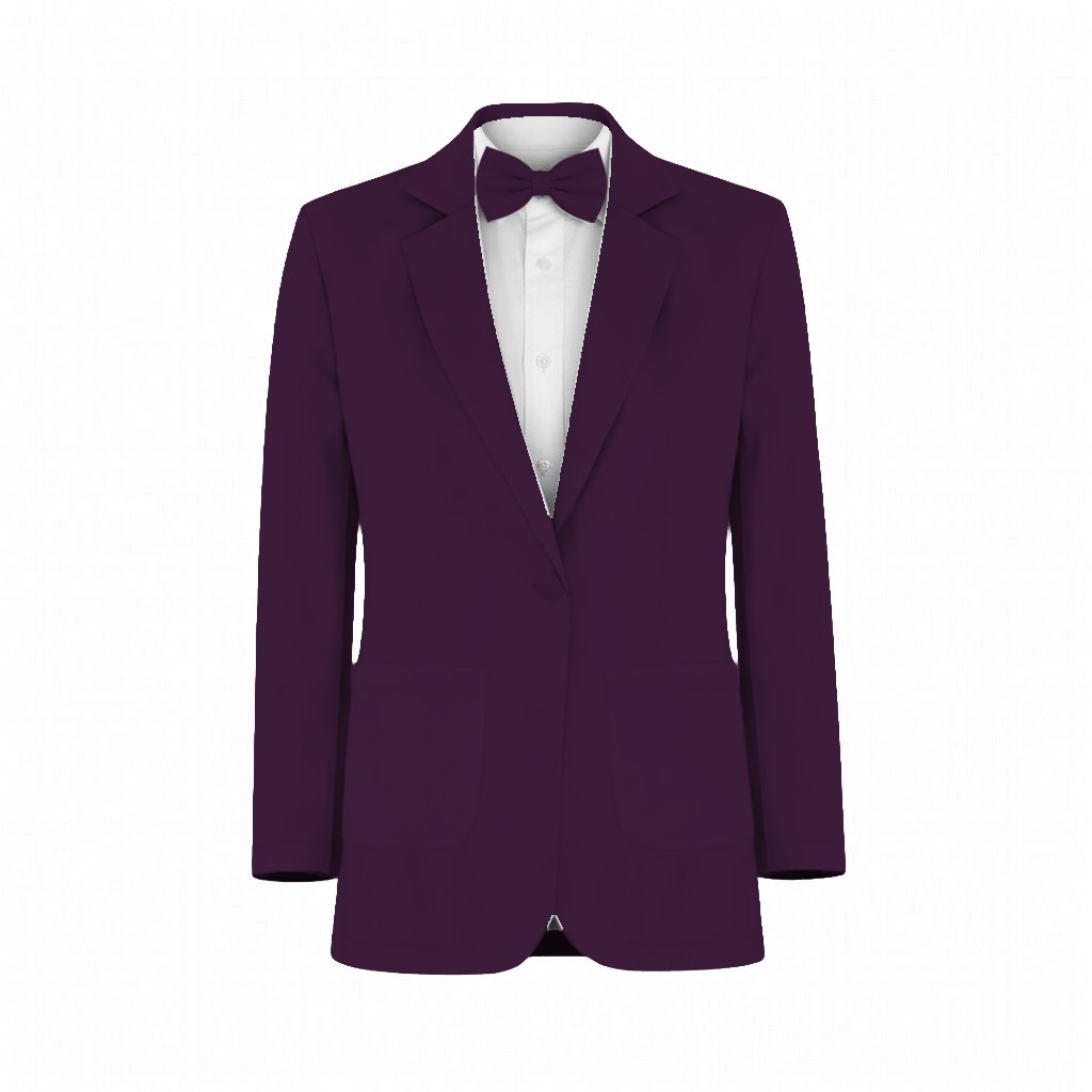 Azazie Stretch Satin Grape Suit and Tuxedo – Exact Color Match for Azazie Dresses - Image 2