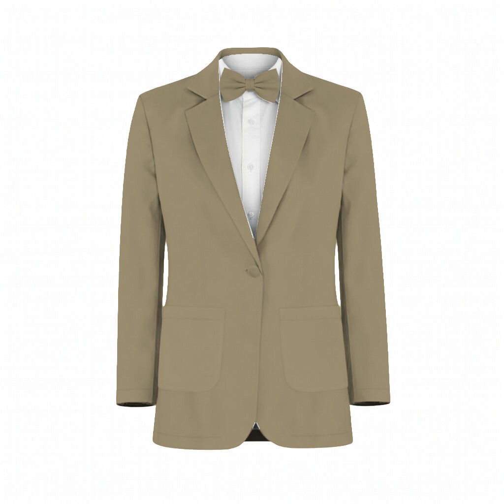 Azazie Stretch Satin Moss Green Suit and Tuxedo – Exact Color Match for Azazie Dresses - Image 2