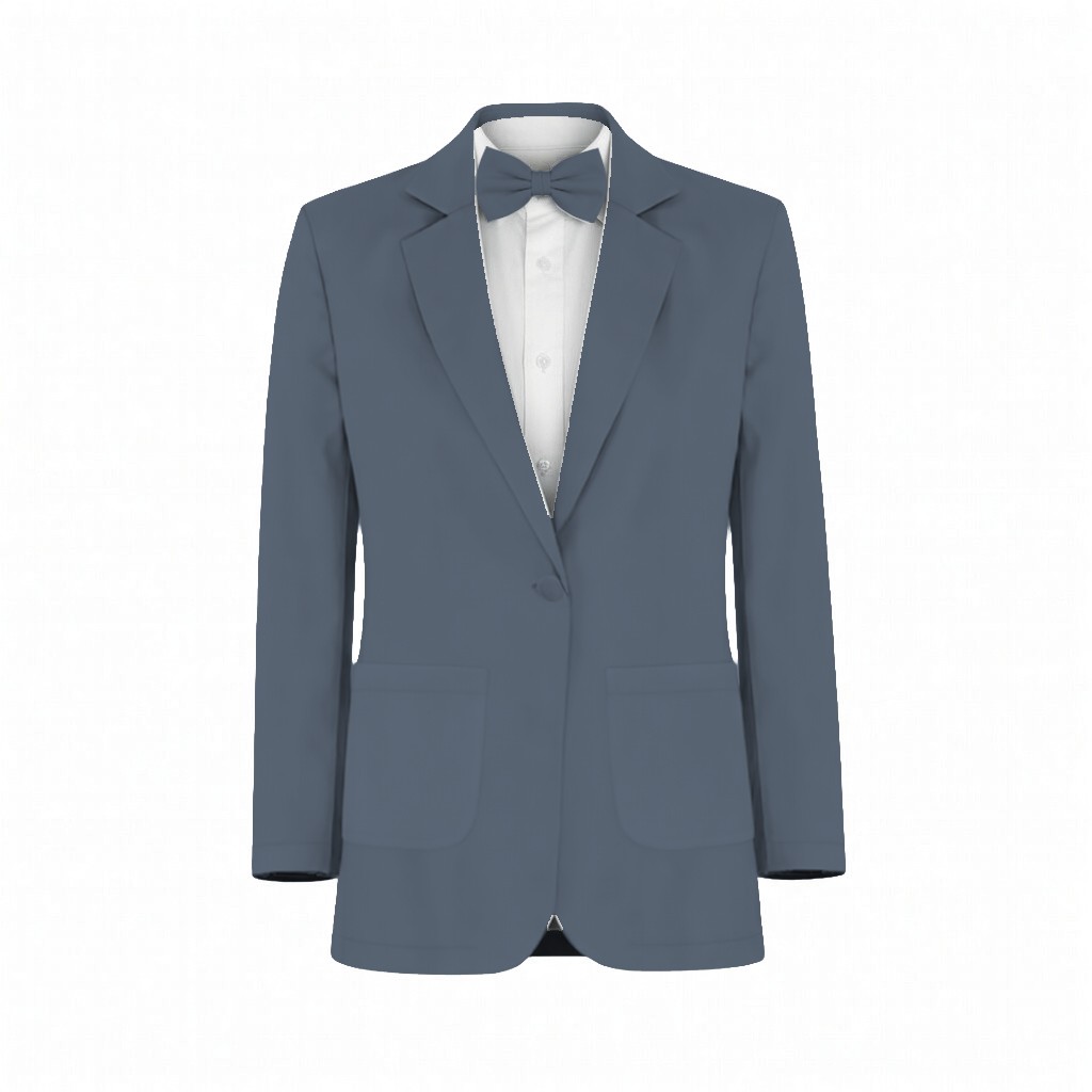 Whisper Blue Agnes Satin Suit and Tuxedo – Exact Color Match for Baltic Born Bridesmaid Dresses - Image 2