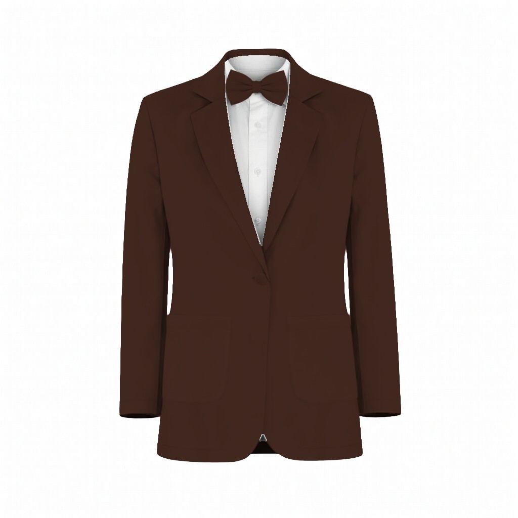 Espresso Colette Chiffon Suit and Tuxedo – Exact Color Match for Baltic Born Bridesmaid Dresses - Image 2
