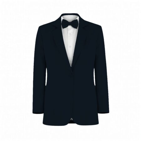 Navy Colette Chiffon Suit and Tuxedo – Exact Color Match for Baltic Born Bridesmaid Dresses