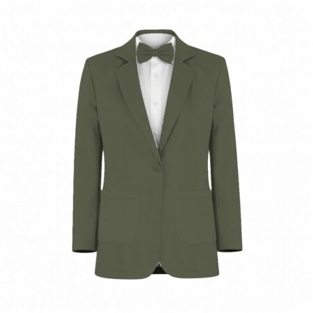 Dark Sage Elise Chiffon Suit and Tuxedo – Exact Color Match for Baltic Born Bridesmaid Dresses