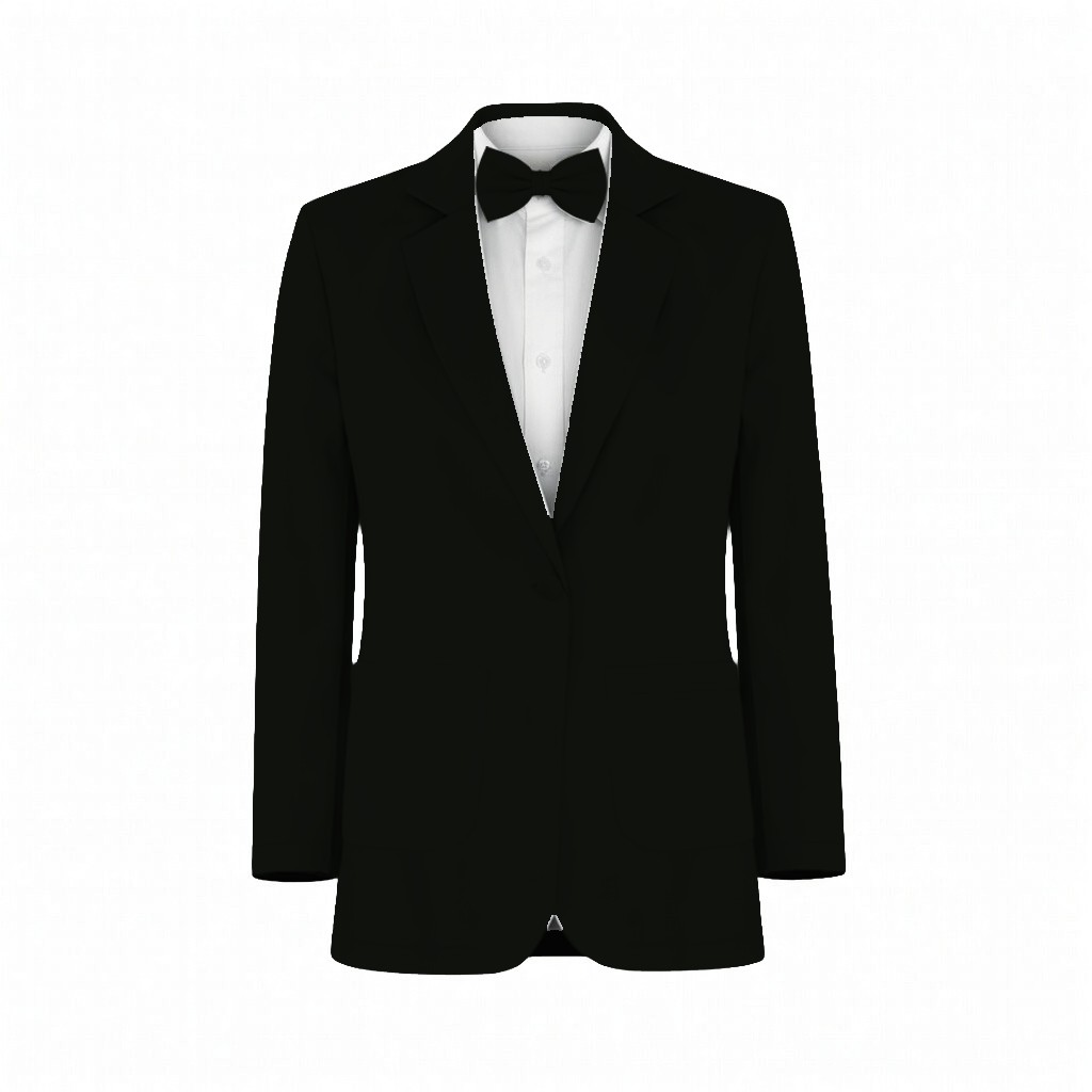 Black Emma Tulle Suit and Tuxedo – Exact Color Match for Baltic Born Bridesmaid Dresses - Image 2