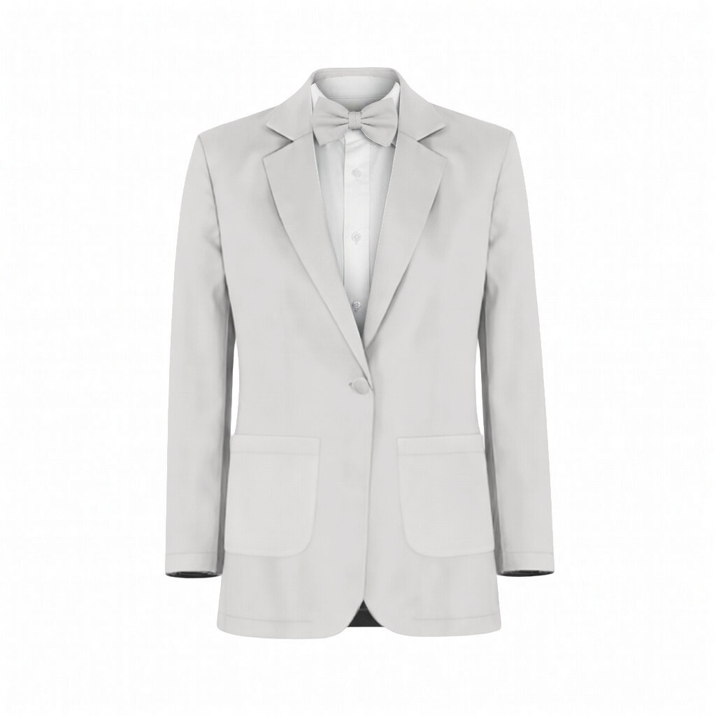 Off White Emma Tulle Suit and Tuxedo – Exact Color Match for Baltic Born Bridesmaid Dresses - Image 2