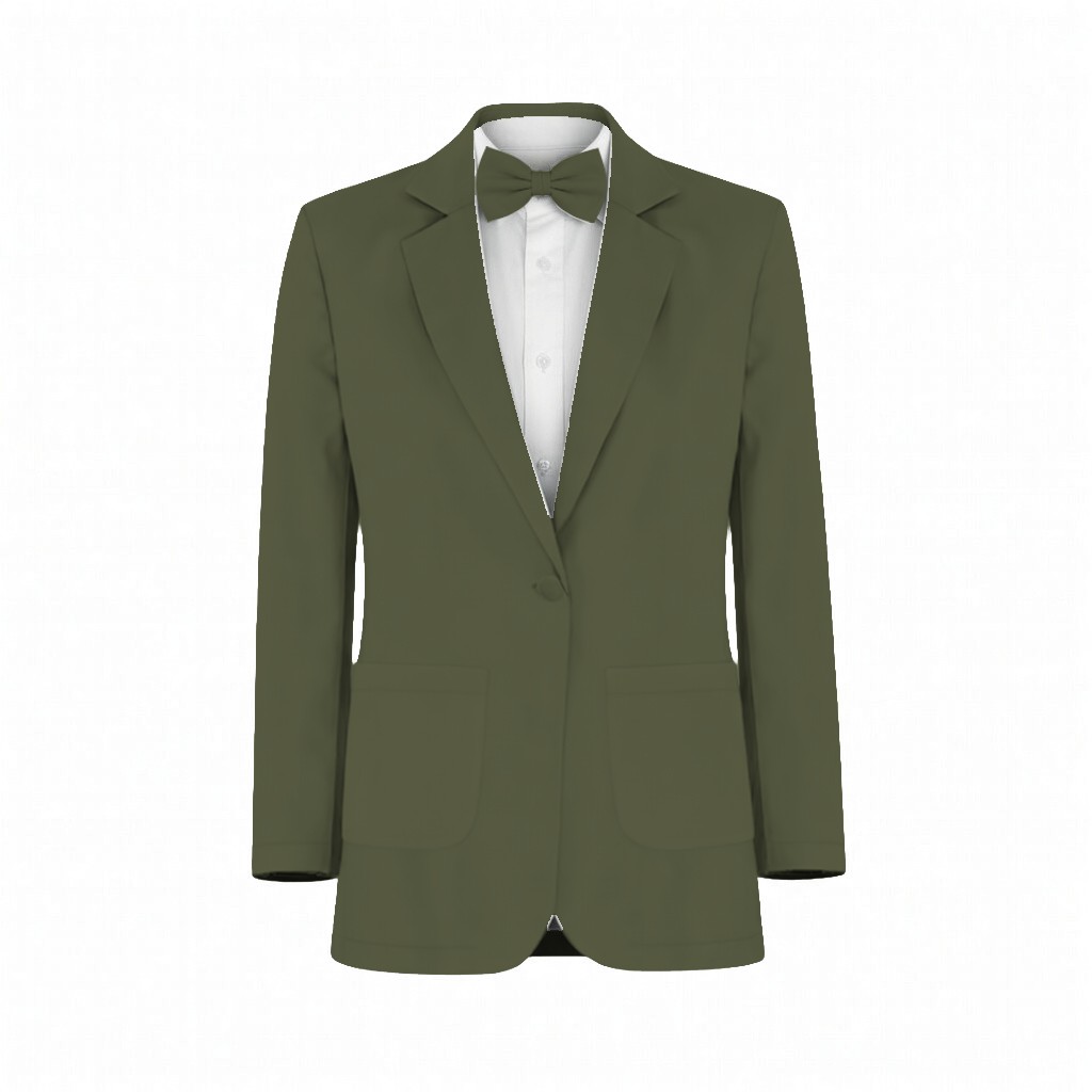 Dark Sage Everley Velvet Suit and Tuxedo – Exact Color Match for Baltic Born Bridesmaid Dresses - Image 2