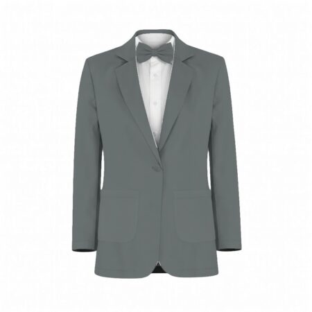 Dusty Blue Giselle Chiffon Suit and Tuxedo – Exact Color Match for Baltic Born Bridesmaid Dresses