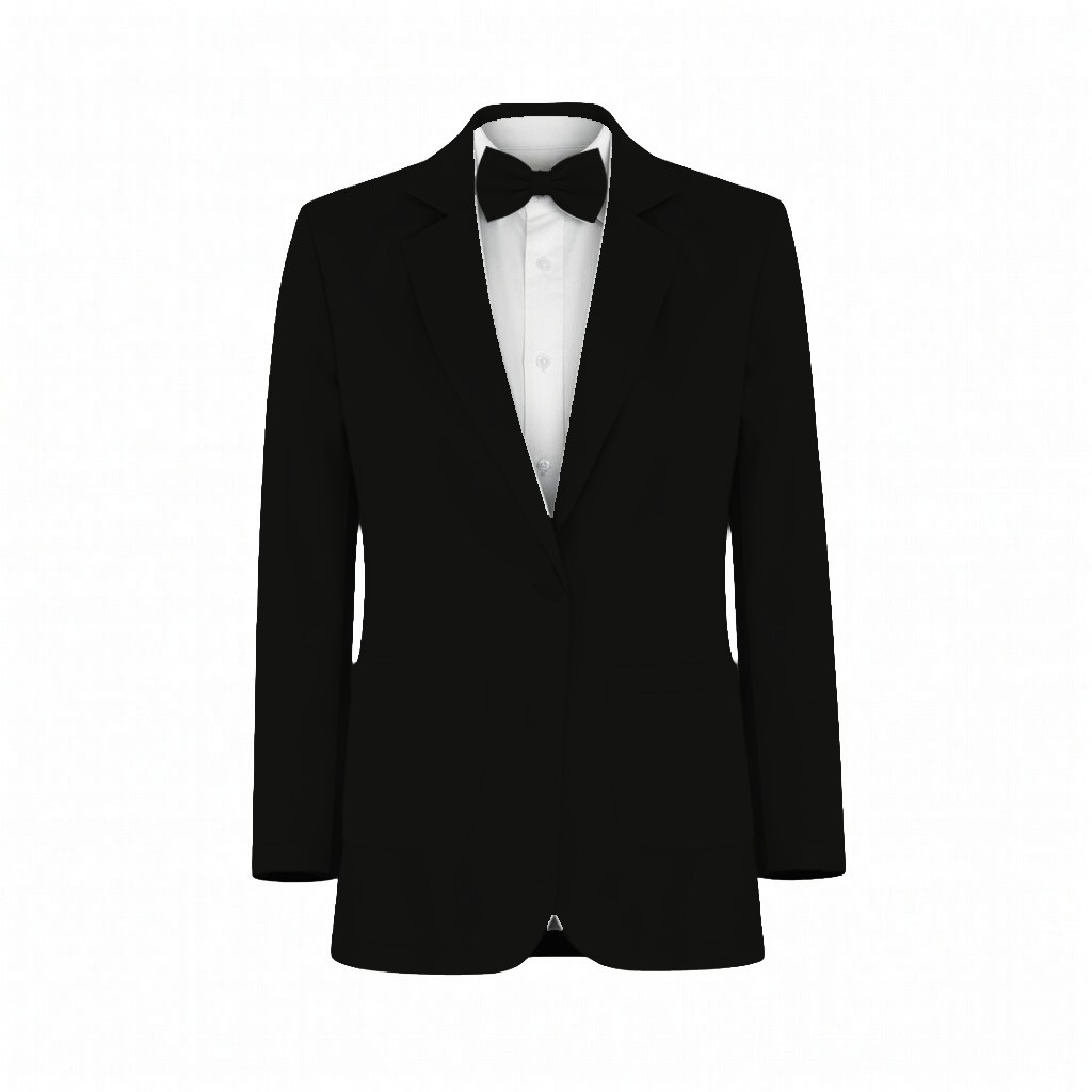 Black Katelyn Velvet Suit and Tuxedo – Exact Color Match for Baltic Born Bridesmaid Dresses - Image 2