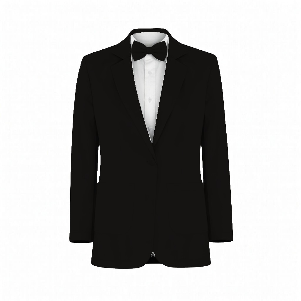 Black Layla Tulle Suit and Tuxedo – Exact Color Match for Baltic Born Bridesmaid Dresses - Image 2