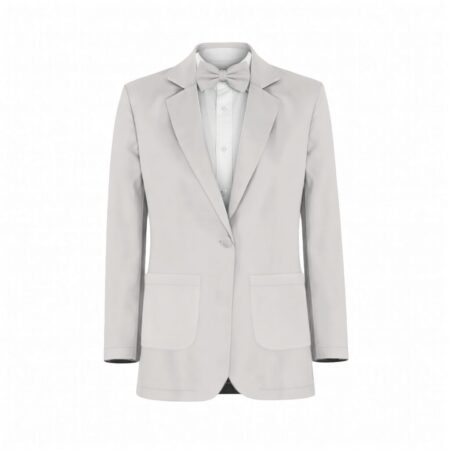 White Marseille Embossed Suit and Tuxedo – Exact Color Match for Baltic Born Bridesmaid Dresses