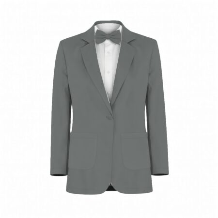Dusty Blue Olivia Chiffon Suit and Tuxedo – Exact Color Match for Baltic Born Bridesmaid Dresses