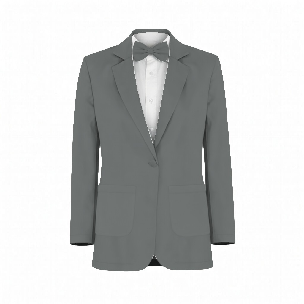 Dusty Blue Olivia Chiffon Suit and Tuxedo – Exact Color Match for Baltic Born Bridesmaid Dresses - Image 2