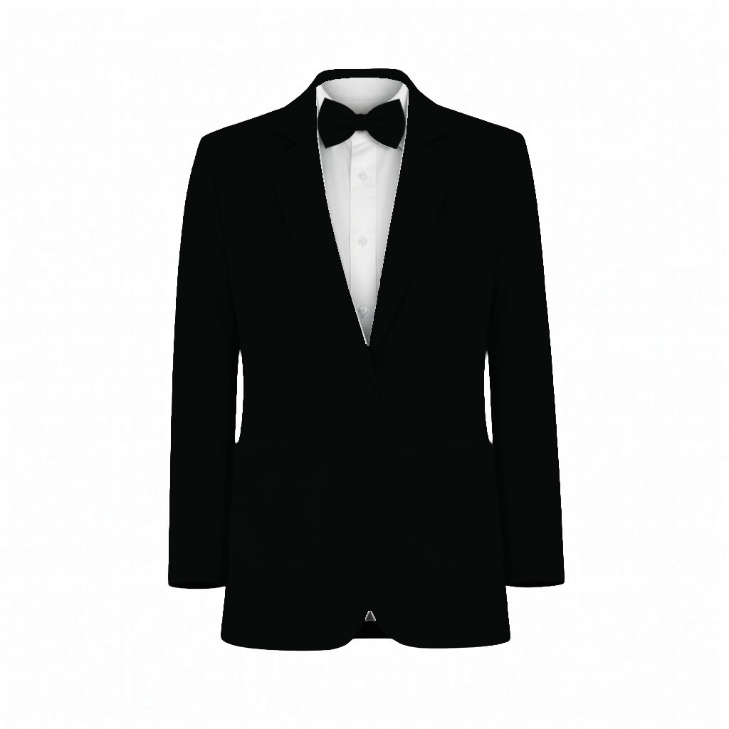Black Vara Satin Suit and Tuxedo – Exact Color Match for Baltic Born Bridesmaid Dresses - Image 2
