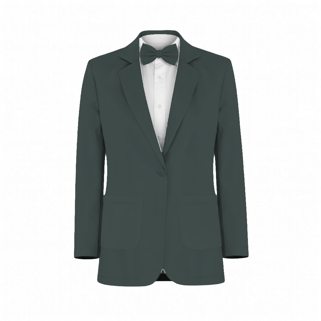 Slate Blue Veronica Velvet Suit and Tuxedo – Exact Color Match for Baltic Born Bridesmaid Dresses - Image 2