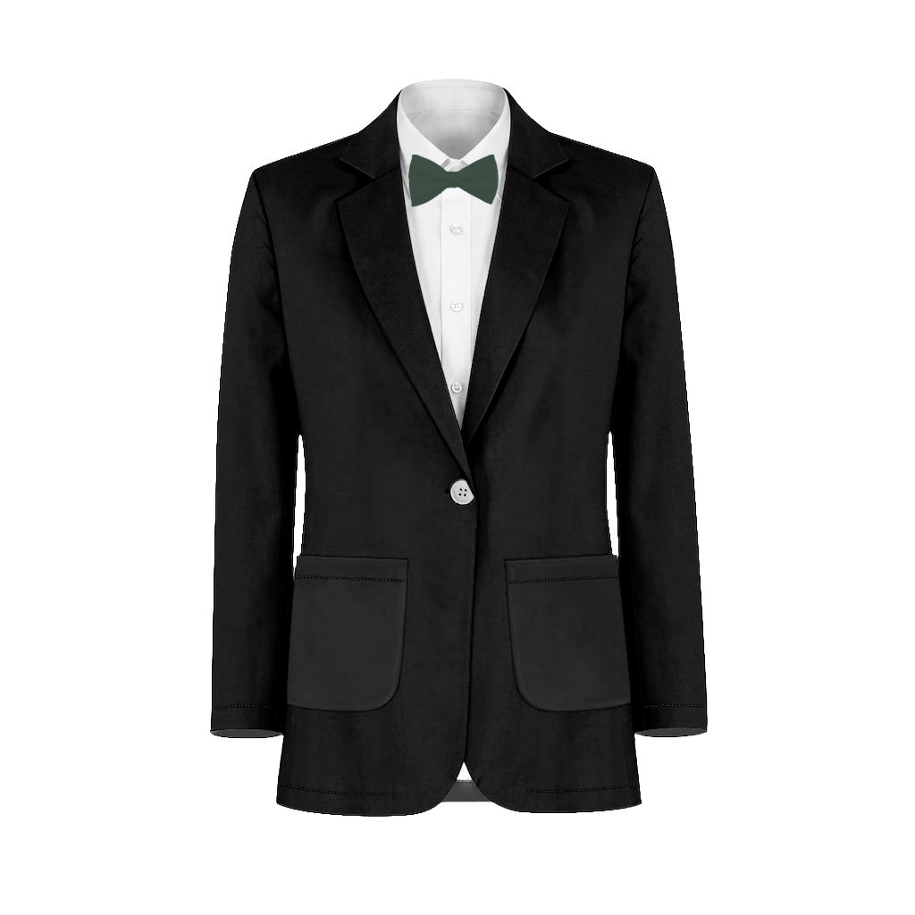 Deep Green Black Suit and Tuxedo – Exact Color Match for Baltic Born Bridesmaid Dresses - Image 2