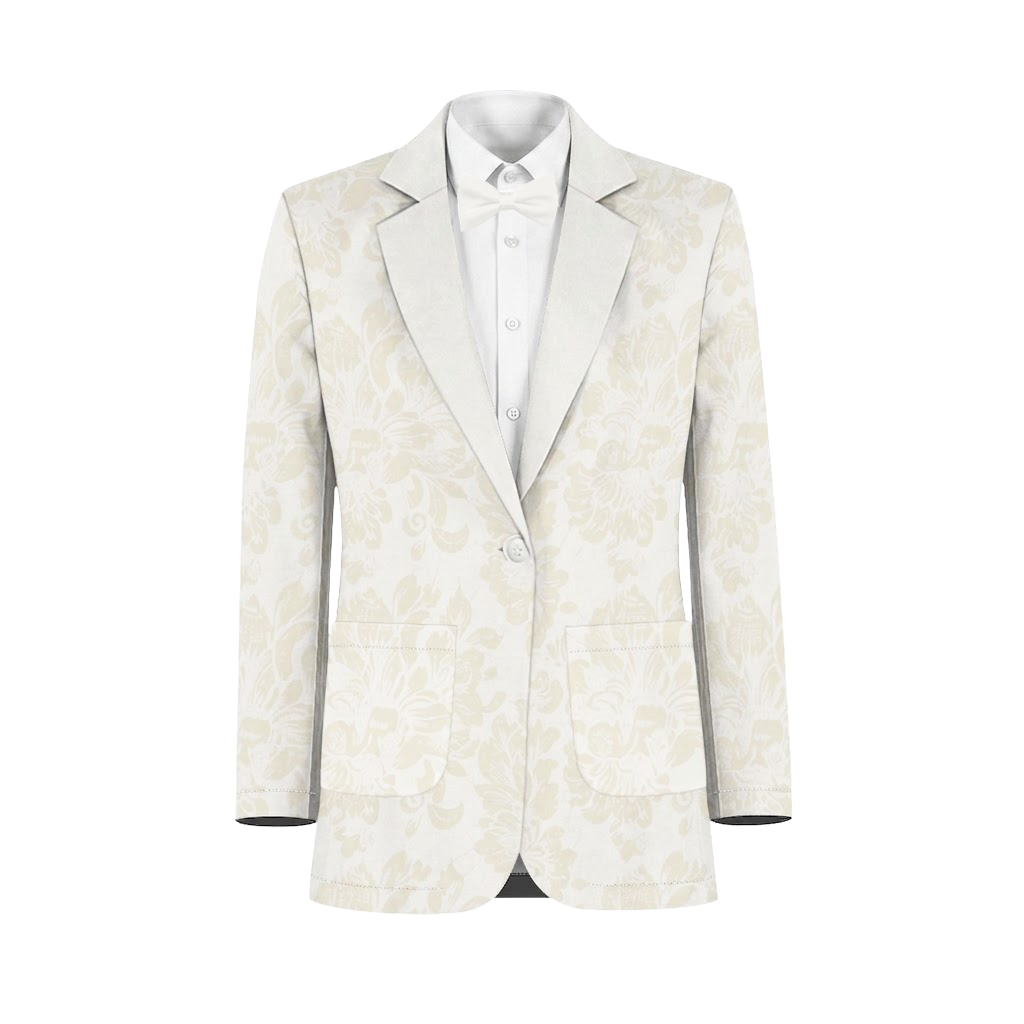 Off White Shrubbery Suit and Tuxedo – Exact Color Match for Baltic Born Bridesmaid Dresses - Image 2