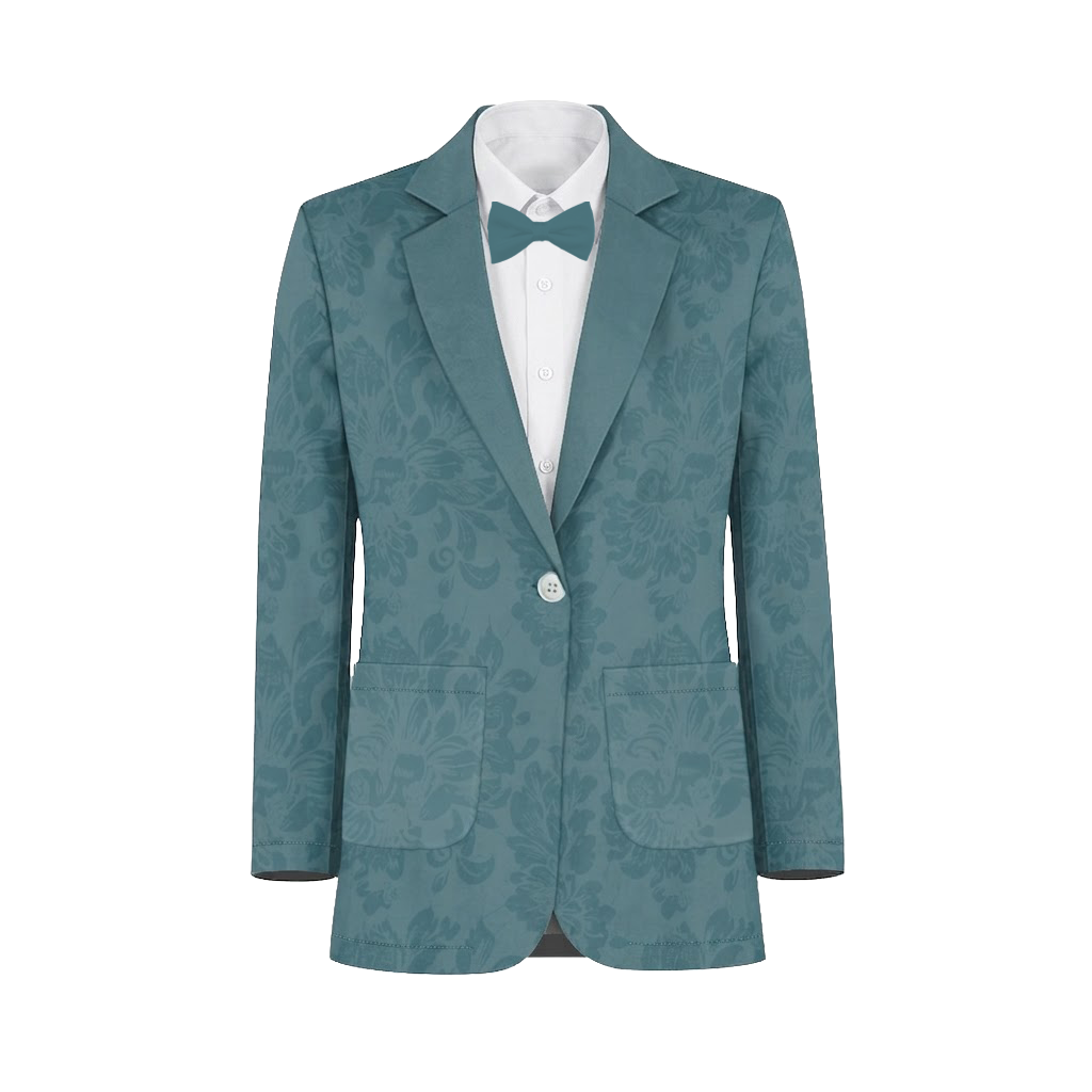 Persian Blue Shrubbery Suit and Tuxedo – Exact Color Match for Baltic Born Bridesmaid Dresses - Image 2