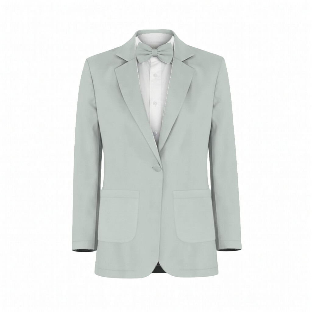Mint Chiffon Suit and Tuxedo – Exact Color Match for Birdy Grey Bridesmaid Dresses - Image 2