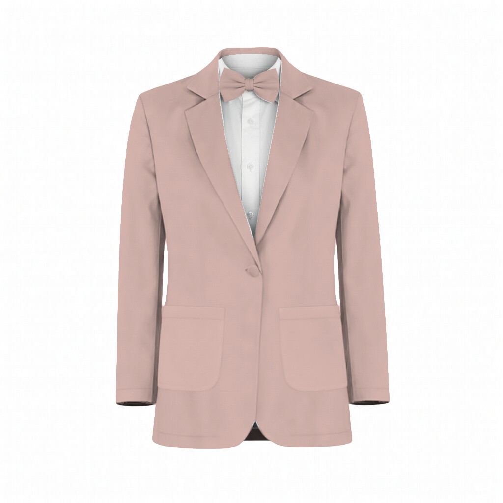Wild Rose Garden Chiffon Suit and Tuxedo – Exact Color Match for Birdy Grey Bridesmaid Dresses - Image 2