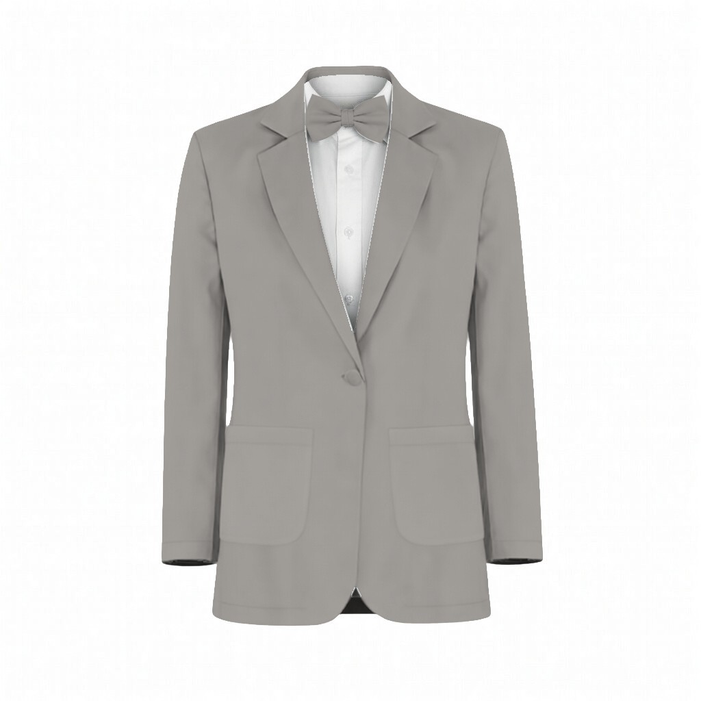 Quartz Matte Satin Suit and Tuxedo – Exact Color Match for Birdy Grey Bridesmaid Dresses - Image 2