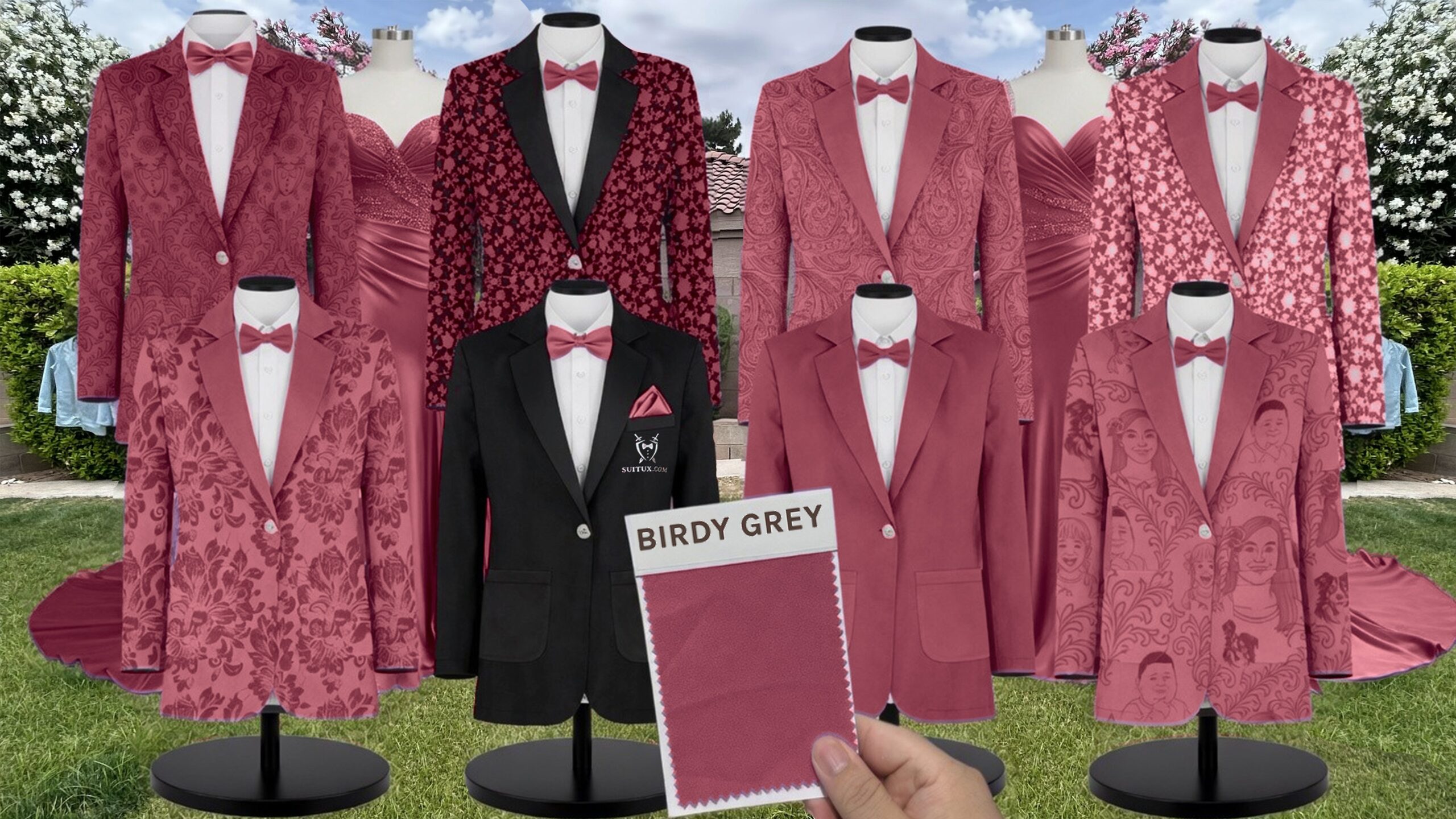 Birdy Grey BirdyGrey Rosewood Luxe Stretch Knit suit color match