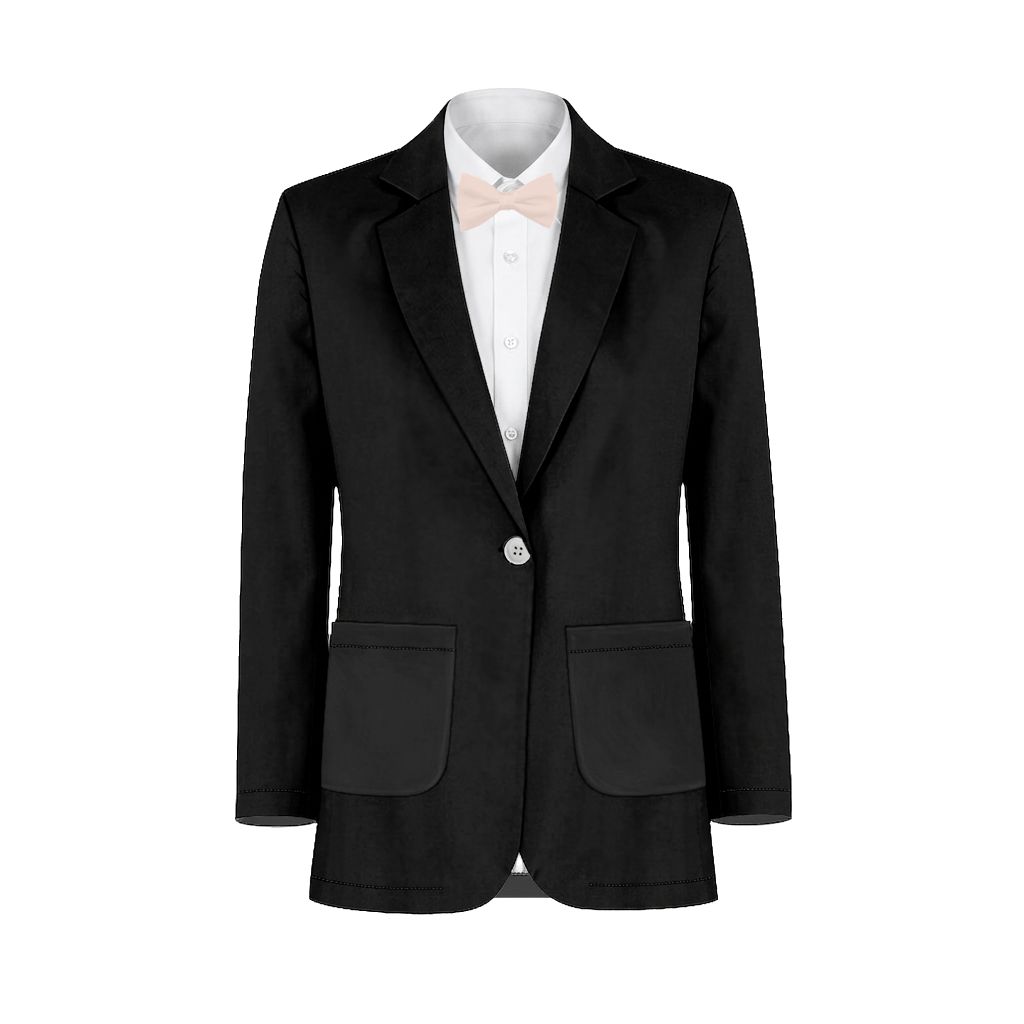 Blush Pink Black Suit and Tuxedo – Exact Color Match for Birdy Grey Bridesmaid Dresses - Image 2
