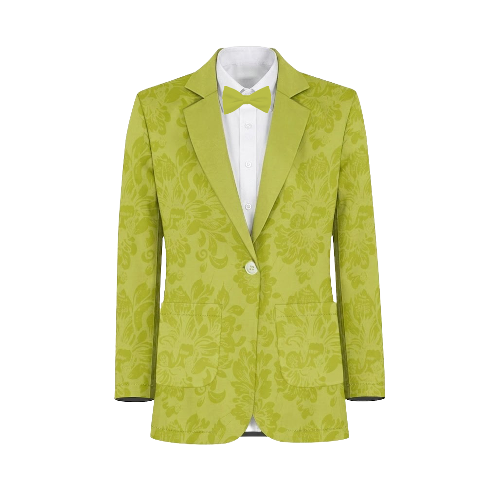 Chartreuse Shrubbery Suit and Tuxedo – Exact Color Match for Birdy Grey Bridesmaid Dresses - Image 2