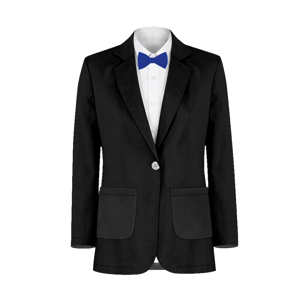 Cobalt Blue Black Suit and Tuxedo – Exact Color Match for Birdy Grey Bridesmaid Dresses - Image 2