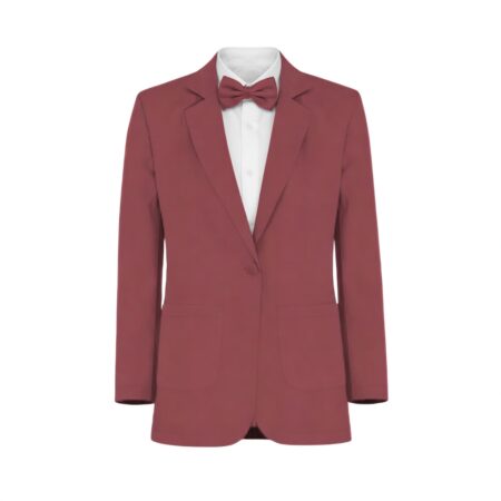 Chianti Chiffon Suit and Tuxedo - Exact Color Match for David's Bridal Bridesmaid Dresses