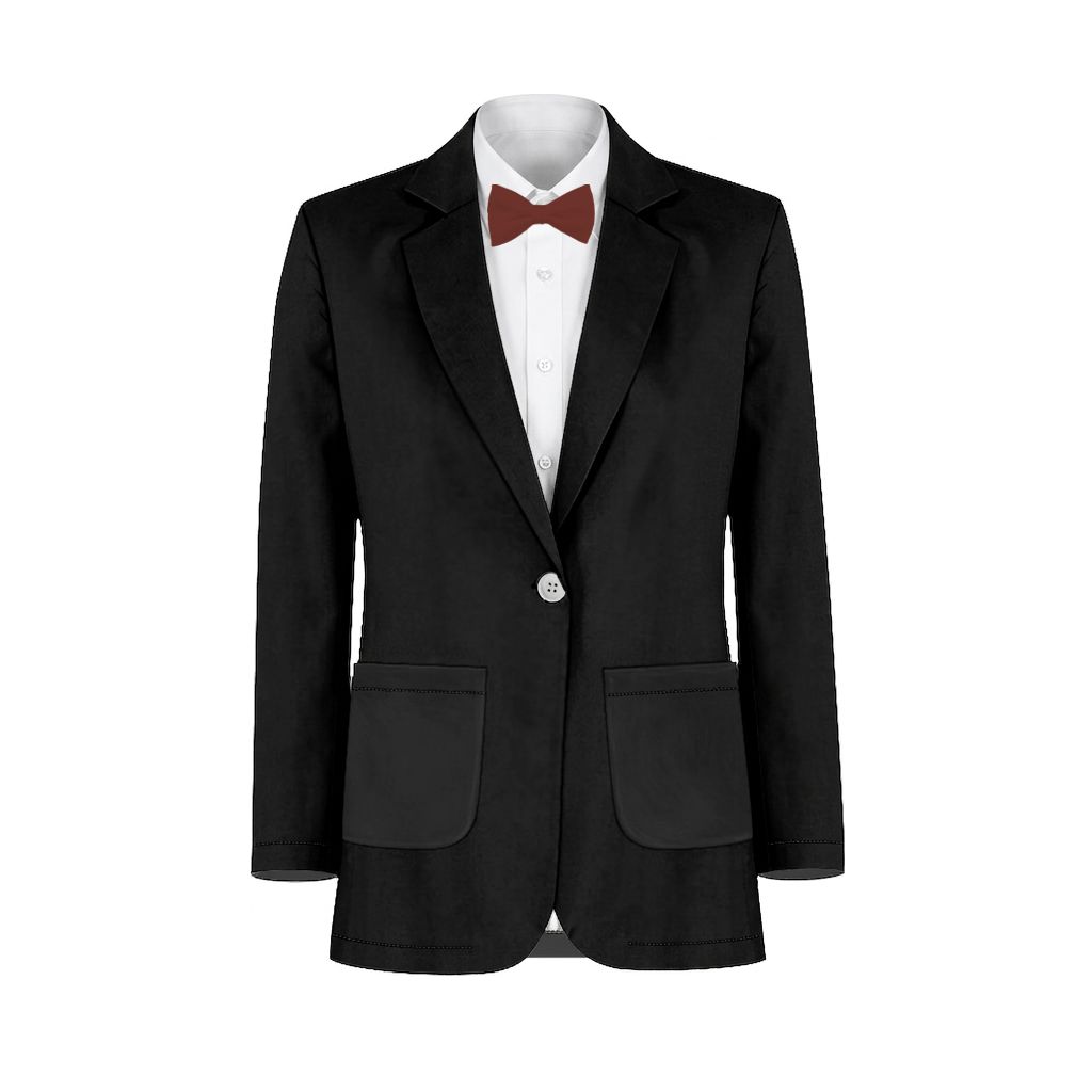 Cinnamon Black Suit and Tuxedo – Exact Color Match for David's Bridal Bridesmaid Dresses - Image 2